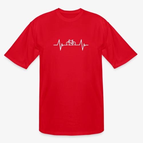Bicycle Hearbeat - Men's Tall T-Shirt