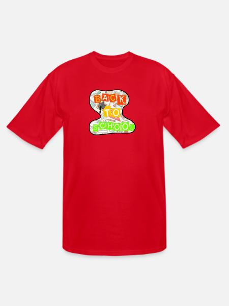 Back to school  - Men's Tall T-Shirt - red