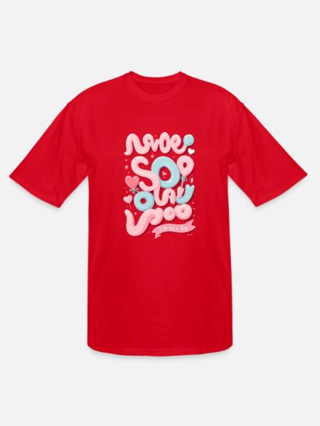 So Love - Men's Tall T-Shirt - red