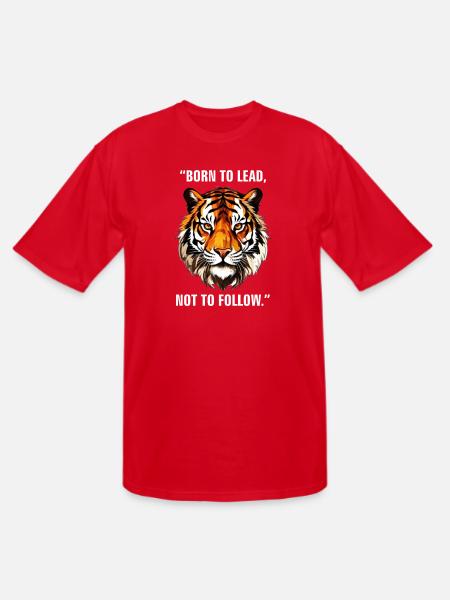 Tigr Face - Men's Tall T-Shirt - red