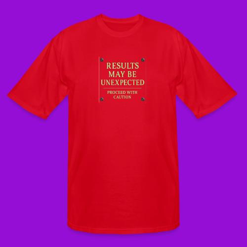 Results May Be Unexpected - Neon Green - Men's Tall T-Shirt