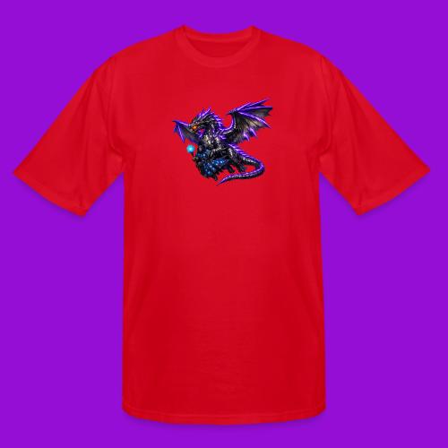 Neon Dragon and Battle Mage - Men's Tall T-Shirt