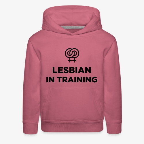 Lesbian in training - Kids‘ Premium Hoodie