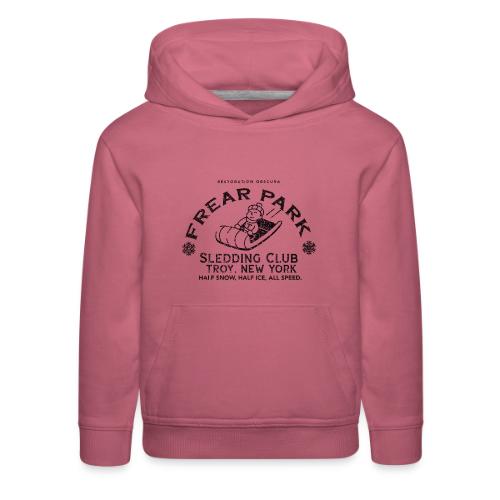 RO Frear Park Sledding Club Distressed Dark - Kids‘ Premium Hoodie