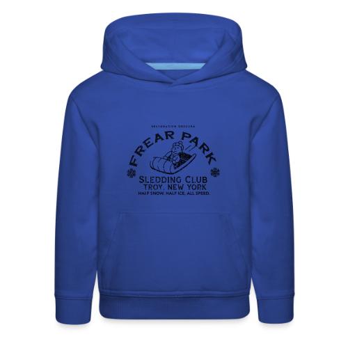 RO Frear Park Sledding Club Distressed Dark - Kids‘ Premium Hoodie