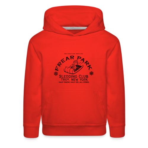 RO Frear Park Sledding Club Distressed Dark - Kids‘ Premium Hoodie
