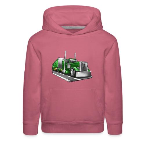 Kenworth Truck 18 Wheeler Big Rig - Kids‘ Premium Hoodie