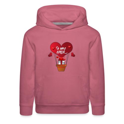 Fashion Valentine's Day Hearts, Gifts February 14 - Kids‘ Premium Hoodie
