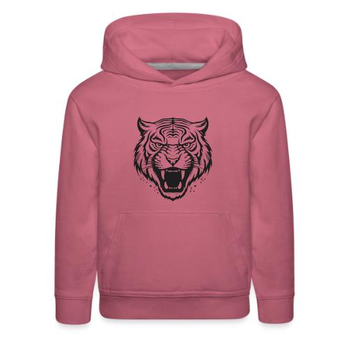 Wild Tiger Fashion, the fury of the feline tiger. - Kids‘ Premium Hoodie