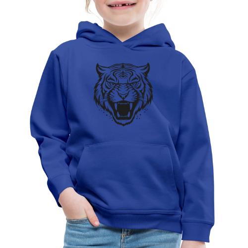 Wild Tiger Fashion, the fury of the feline tiger. - Kids‘ Premium Hoodie