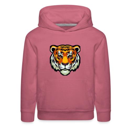 Tiger Fashion Feline Animal, Tiger Willing Success - Kids‘ Premium Hoodie