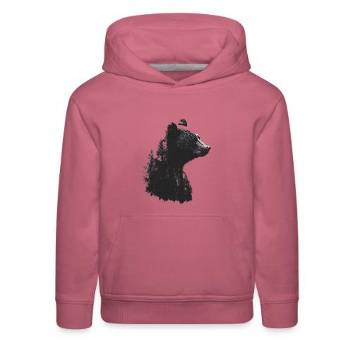 Forest Within the Bear - Kids‘ Premium Hoodie