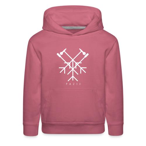 Pazij White Logo - Kids‘ Premium Hoodie