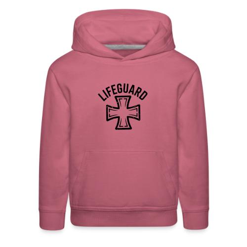 Lifeguard Cross Emblem - Kids‘ Premium Hoodie
