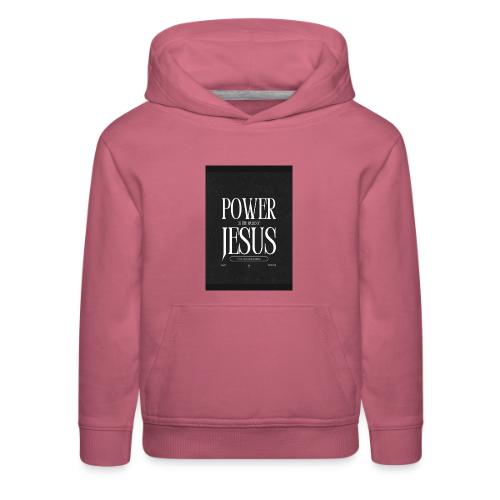 Jesus Power: Conquer Fearlessly - Kids‘ Premium Hoodie