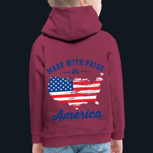 Made with pride in America - Kids‘ Premium Hoodie