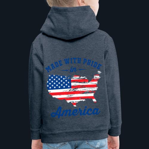Made with pride in America - Kids‘ Premium Hoodie