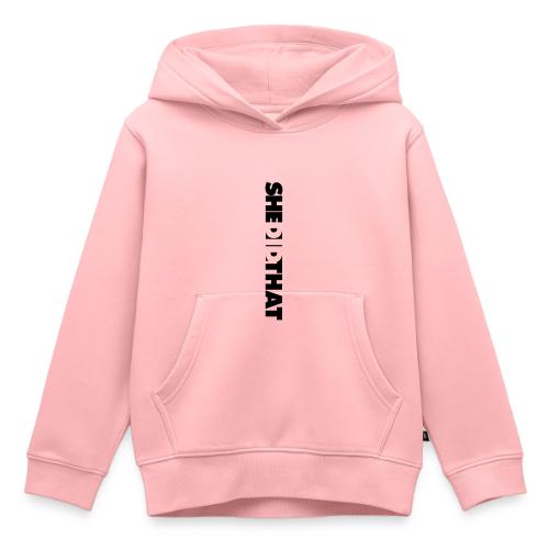 She Did That Large Design - Kids‘ Premium Hoodie
