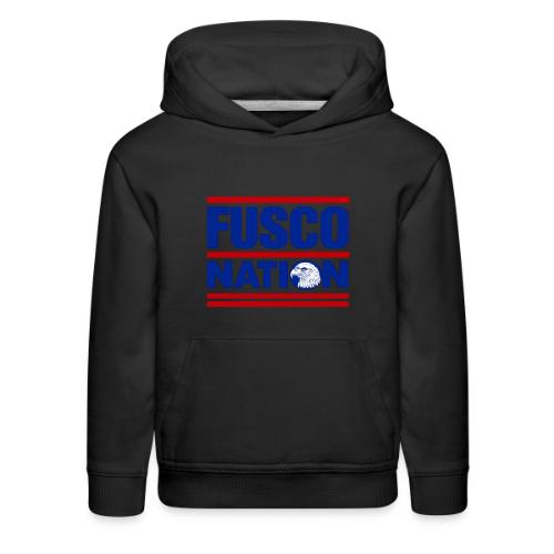 Fusco Nation with Eagle (250th Show Commemorative) - Kids‘ Premium Hoodie