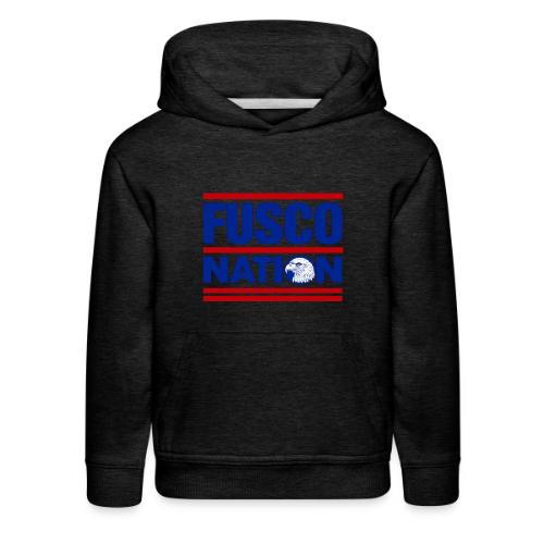 Fusco Nation with Eagle (250th Show Commemorative) - Kids‘ Premium Hoodie