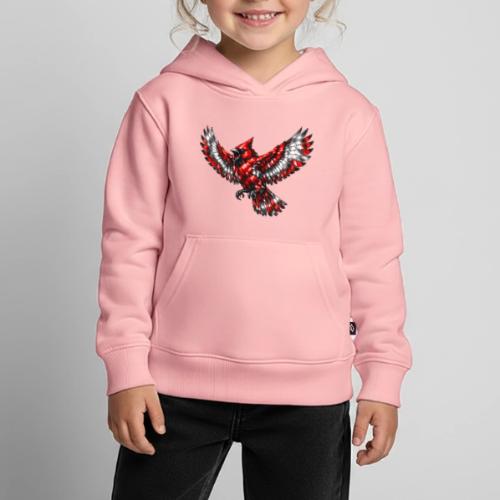 Silver Cardinal in Flight - Kids‘ Premium Hoodie