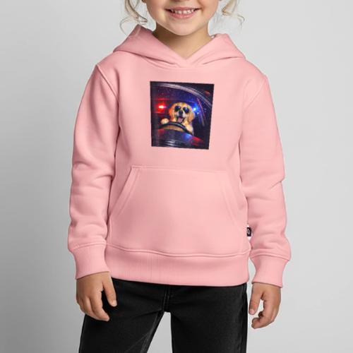 Funny Police Golden Retriever Meme Tee - Kids‘ Premium Hoodie