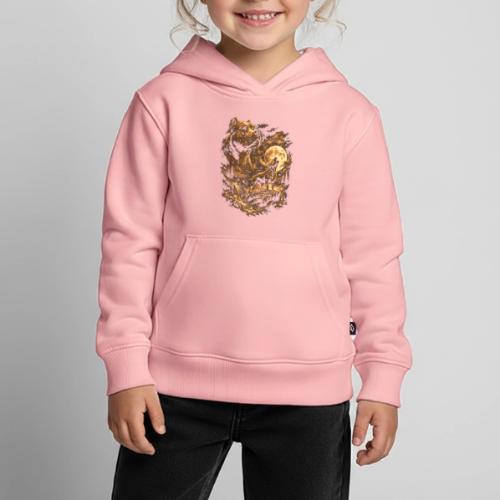 Pit Bull Howling Moon Fantasy Forest Tee - Kids‘ Premium Hoodie