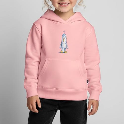 Funny Doodle Bird Character - Kids‘ Premium Hoodie