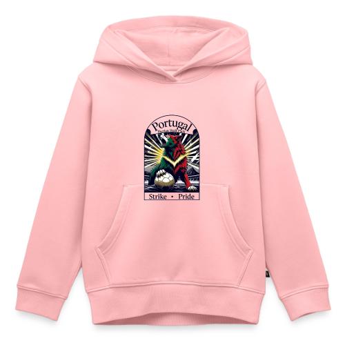 Portugal Iberian Wolf Soccer T Shirt, Pride Gift - Kids‘ Premium Hoodie