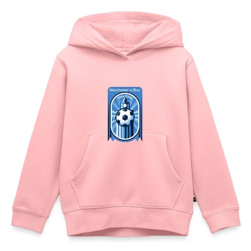 Manchester is Blue Soccer City T Shirt, Apparel - Kids‘ Premium Hoodie
