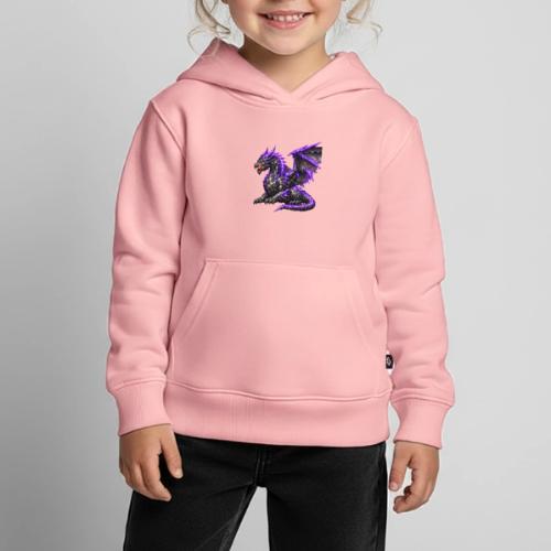 Neon Dragon at Rest - Kids‘ Premium Hoodie