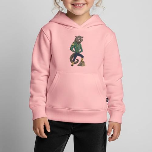 Raccoon Ranger in Neon Armor - Kids‘ Premium Hoodie