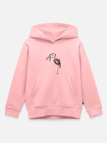 Mia's Bird - Kids‘ Premium Hoodie - rose