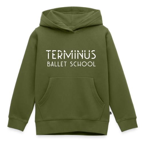 School Logo (white text) - Kids‘ Premium Hoodie
