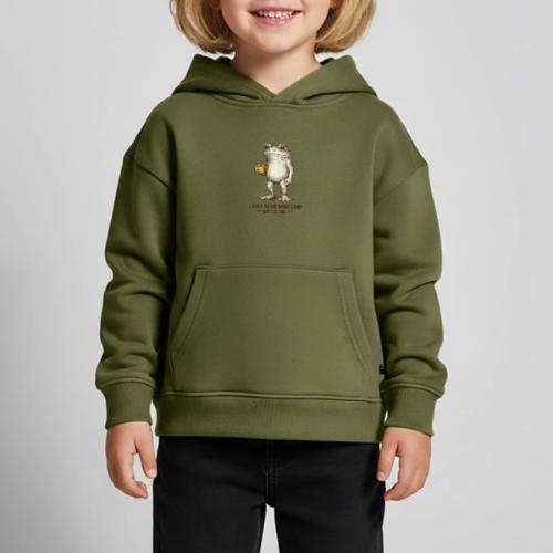 Weird Stuff Frog Coffee Humor - Kids‘ Premium Hoodie