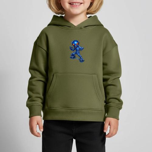 Angry Blue Alien - Kids‘ Premium Hoodie