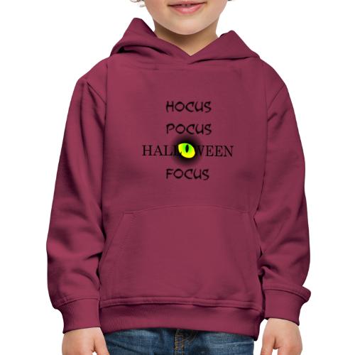 Hocus Pocus Halloween Focus Word Art - Kids‘ Premium Hoodie