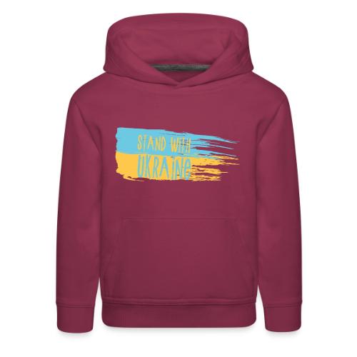 I Stand With Ukraine - Kids‘ Premium Hoodie