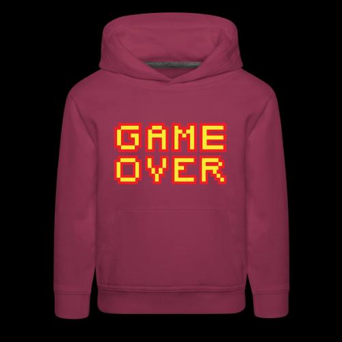 Retro Game Over Screen - Kids‘ Premium Hoodie
