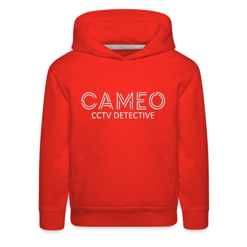 CAMEO CCTV Detective (White Logo) - Kids‘ Premium Hoodie