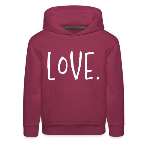 Smoon City_Love Thin White2 - Kids‘ Premium Hoodie