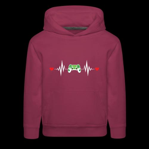 Gaming Heartbeat Controller - Kids‘ Premium Hoodie