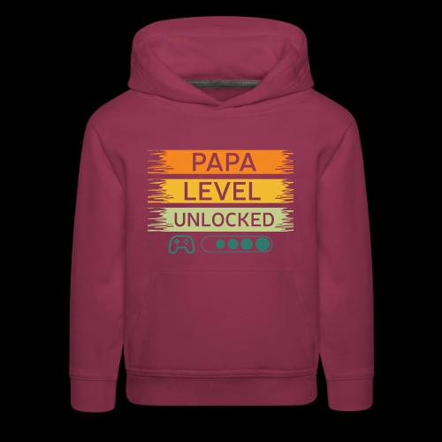 Papa Level Unlocked! - Kids‘ Premium Hoodie