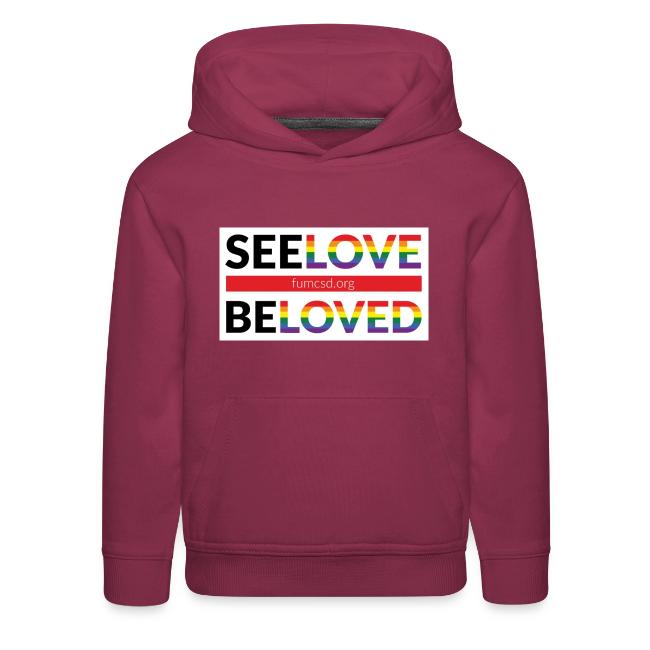 FUMCSD See Love, Be Loved: white design background