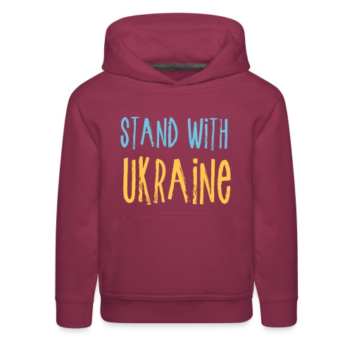 Stand With Ukraine - Kids‘ Premium Hoodie