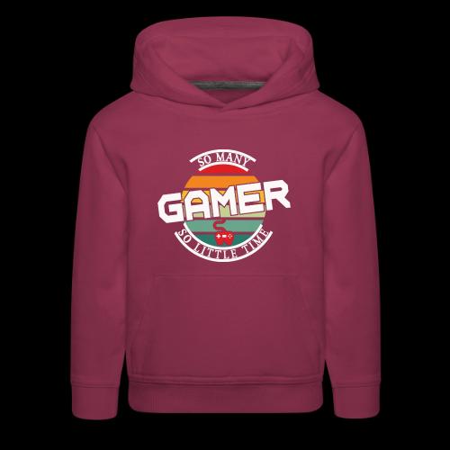 So Many Games, So Little Time - Kids‘ Premium Hoodie