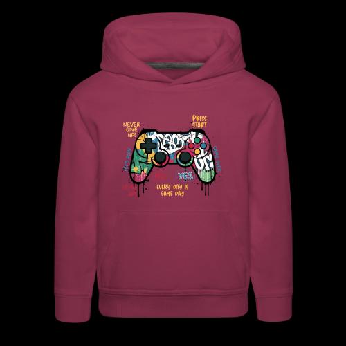 Game Day Graffiti Controller - Kids‘ Premium Hoodie