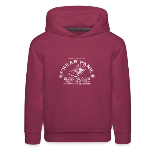 RO Frear Park Sledding Club Distressed Light - Kids‘ Premium Hoodie