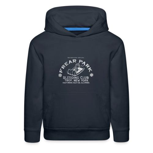 RO Frear Park Sledding Club Distressed Light - Kids‘ Premium Hoodie