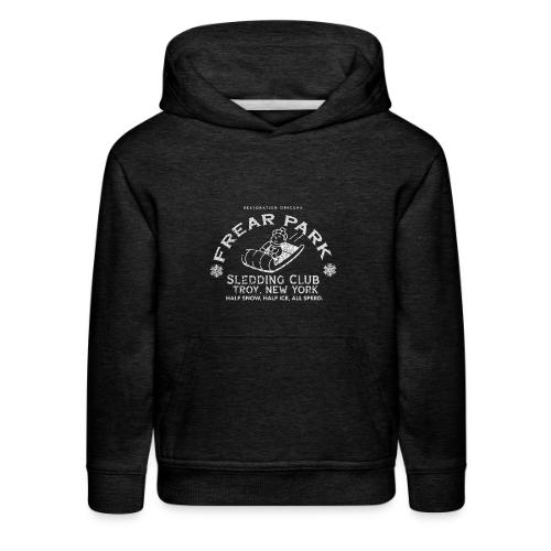 RO Frear Park Sledding Club Distressed Light - Kids‘ Premium Hoodie